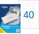 4000 étiquettes blanches multi-usage, format 52,5 x 29,7 mm (100 feuilles / cdt) - Pose Express,image 1