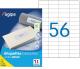 5600 étiquettes blanches multi-usage, format 52,5 x 21,2 mm (100 feuilles / cdt) - Pose Express,image 1