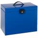 Valise à dossiers suspendus, en métal laqué bleu, incl. 5 dossiers,image 1