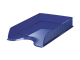 Corbeille à courrier Fusion, pour A4/24x32, coloris bleu foncé translucide,image 1