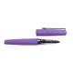 Stylo roller métal, rechargeable, coloris violet,image 1