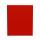 Borne de tri sélectif Cubatri, sans serrure - métal - 90l - blanc / rouge signalisation - RAL 3020,image 3
