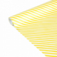 Rouleau de papier cadeau Excellia, 80 g/m², 5m x 0,35m, thème Rayures jaunes,image 1