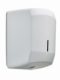 Distributeur essuie-mains à dévidage central Clara - 450 formats - blanc signalisation - RAL 9016,image 1