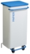 Poubelle de tri mobile Nomade - papier - 110l - blanc / bleu ciel - RAL 5015,image 1