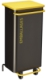 Poubelle de tri mobile Nomade - emballages - 110l - gris manganèse / jaune colza - RAL 1021,image 1