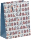 Sac cadeau Dieppe, grand format (26,5x14x33 cm), papier 210 g/m², cordelette assortie,image 1