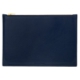 Grande pochette multifonction en cuir, coloris bleu marine,image 1