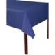 Nappe en papier gaufré Toile de lin, rouleau de 6x1,18m, coloris bleu marine,image 1